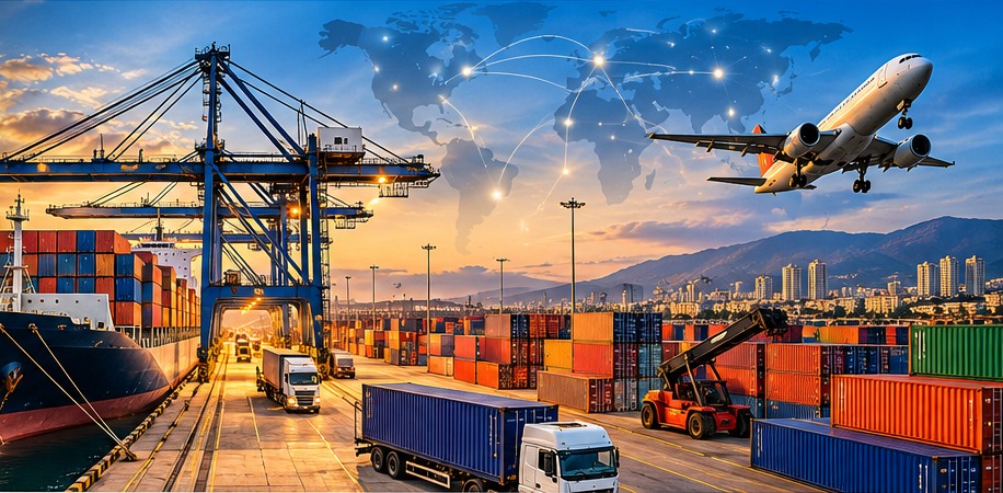 Logistique internationale et transport de marchandises